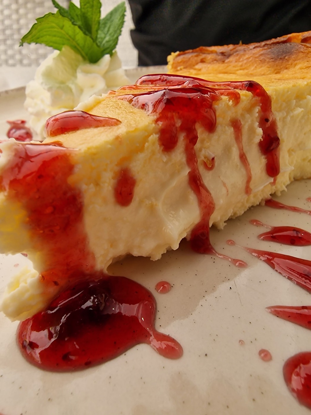 Tarta de queso casera en La Gramola Mallorca.